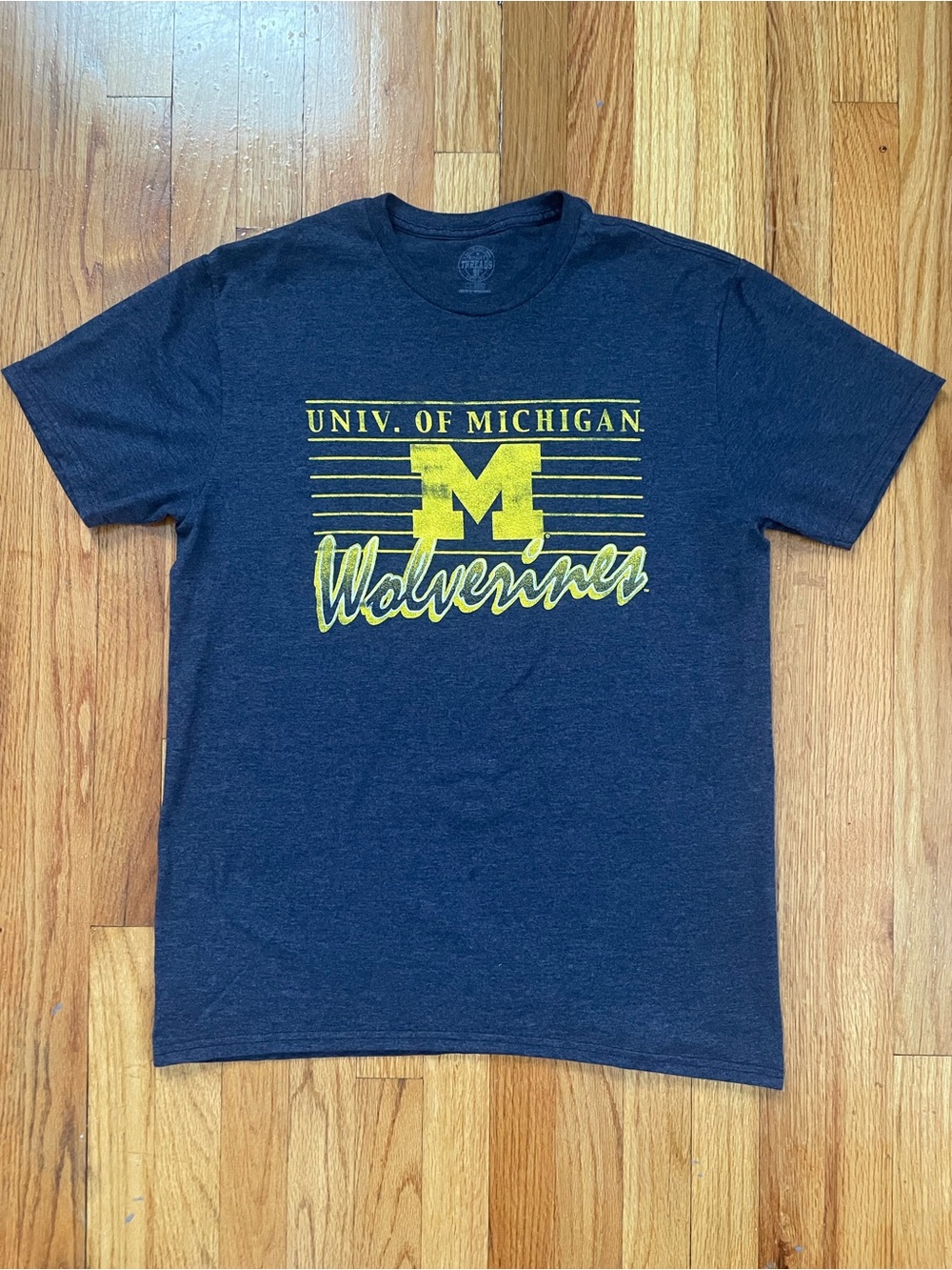 Rivalry Threads University of Michigan Wolverines Maize & Blue T-Shirt Mens Sz L